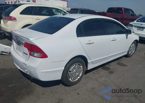 2010 Honda Civic Hybrid from USA, damaged, VIN JHMFA3F29AS005641